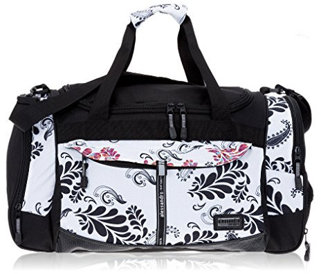 ALESSANDRO/ELEPHANT - Sporttasche Mate Fitness Gym Tasche Reisetasche 55 cm / 45 Liter (White Paisley 0 (Weiss))