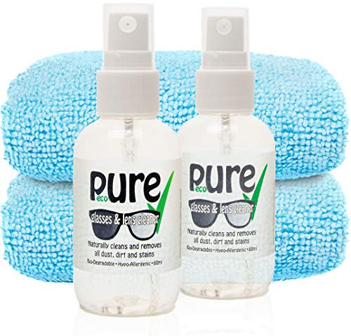 Lunettes de soleil kit de nettoyage – Tous les respectueux de l'environnement liquide de nettoyage pour se retirer rapidement et facilement les la poussière, la graisse, les marques et les taches.