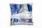 Paul Sinus Art City, Tokio, Japan, Lichtlinien, Abend, grau, blau Deko Kissen 40x40cm für Couch Sofa Lounge Zierkissen - Dekoration zum Wohlfühlen
