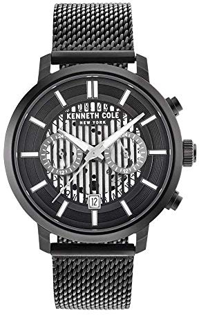 Kenneth Cole New York Herren Uhr Armbanduhr Edelstahl KC50572003