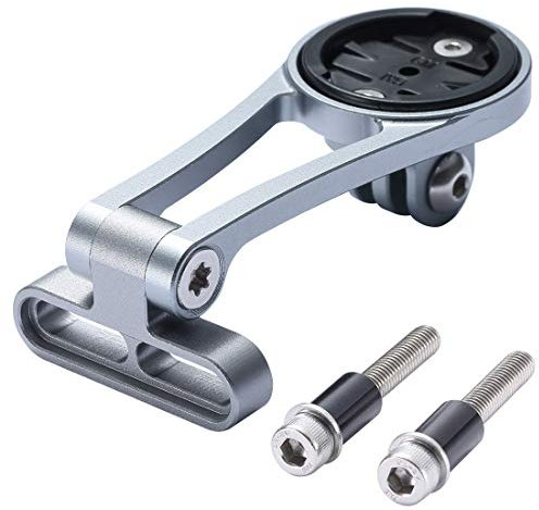 Dymoece Adjustable Out Front Bike Computer Combo Extended Mount for Garmin Edge Gopro 25 130 200 500 510 520 800 810 820 1000 1030