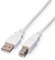 Value Câble USB 2.0, Type A-B, Blanc, 1,8 m