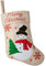 dressforfun 303317 Nikolausstiefel in Jute Optik mit Schneemann Motiv, ca. 26 x 36,5 cm