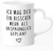 SpecialMe® Tasse mit Herz-Henkel ich mag dich ein bisschen mehr als geplant Geschenkidee Valentinstag Freund/Freundin/Partner weiß Herz-Tasse