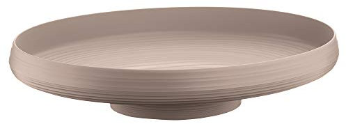Guzzini Tierra Centrotavola/Fruttiera, Marrone, 44 x 30 x h 8.9 cm, 500 Millilitri