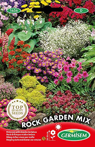 Germisem Graines Mélange de fleurs vivaces pour rocailles Rock Garden Mix EC1656 Multicolore