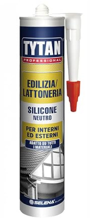 Tytan professional silicone neutro per serramenti trasparente 300 ml
