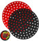 Papel Redondo Horno,2Pcs Alfombrillas de Silicona Reutilizables Air Fryer Liner, Papel Redondo Freidora, Antiadherentes (Redondo, 8.0 inch)