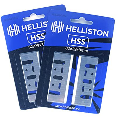 HSS Planer Blade 82 mm for Electric Planer Makita 1902, 1923H, N1923B, 82 x 29 x 3 mm (2 Set = 4 Planer Blades)