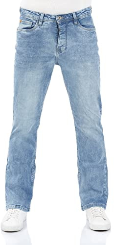 riverso Jeans Herren Stretch Bootcut RIVFalko Jeanshose Hose Denim Blau w33, Farbe:Light Blue Denim (L148), Größe:33W / 30L