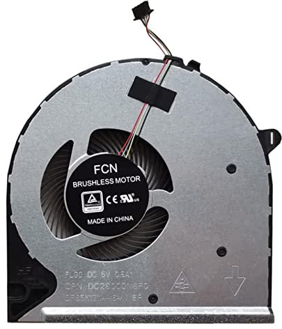 Fleshy Leaf Ventilateur de refroidissement de remplacement pour HP Pavilion 15-DU 15-DW 15s-du 15-DW0043DX 15s-du0096tu 15s-du0002TX 255 G8 250 G8 TPN-C139 Series DC28000N6F0 L52034-001 FLG0