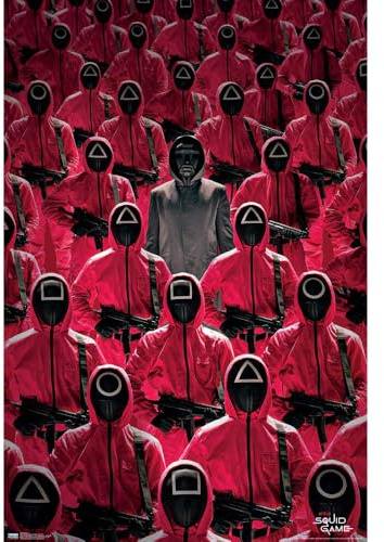 GB eye GBYDCO012 Maxi-Poster Squid Game Key Art, 61 x 91,5 cm