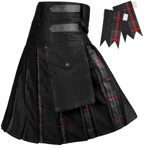 H Highland Redstone Herren Hybrid Kilt Kilt (1er Pack)