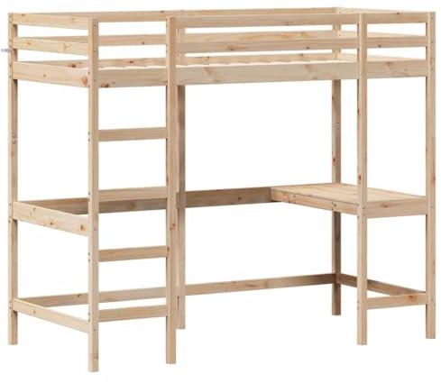 vidaXL Lit superposé sans Matelas 90x190 cm Bois Massif de pin
