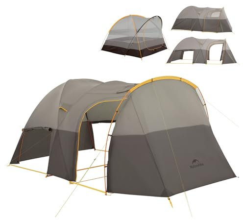 Naturehike KOTA Familienzelt für 6 Personen Pop Up Zelt Automatik Campingzelt Camping Wasserdicht Zelt PU3000mm für Camping Autofahrten und Badeurlaub