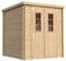 Gartenhaus Holz - Geräteschuppen Holz - Gerätehaus mit Boden Imprägnierte B204xL204xH200 cm/ 3.53 m2 - Fahrrad Schuppen - Gartenhäuser & aufbewahrung Wasserfestes Dach TIMBELA M309C+M309G