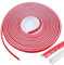3M Deckenleisten Selbstklebend Flexible Zierleiste 19mm*13mm, Selbstklebend Weiß TPE Dreieck Zierleisten Selbstklebend Wand für Wandkanten Fliesenkanten