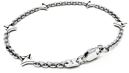 JVillion Stern Armband Herren minimalistischer Schmuck modernes Design Streetwear Stil Silberarmband Geschenkidee für Männer