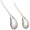 Alipis 2Pcs Riz En Acier Inoxydable Cuillère À Fentes Cuillères À Camion En Silicium Cuillère De Cuisine Riz Servant Cuillère Grandes Cuillères