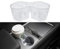 SOULWIT Center Console Cup Holder Insert for Tesla Model 3/Model3(2017-2023) and Model Y(2019-2025), Durable Waterproof Protective TPU Case Mat Cover - Pure Clear