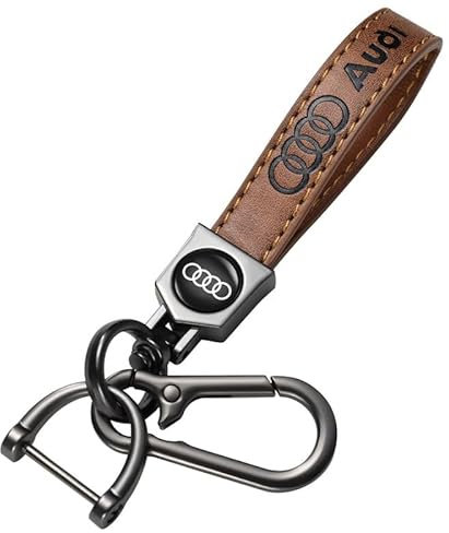 Auto Porte-clé, Porte clef voiture pour Voiture pour Series, Porte-clés en cuir pour homme et femme, Voiture Accessoires, Noir