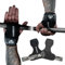 Leder Gummi Zughilfen Krafttraining Frauen Männer, Gym Lifting Straps für Bodybuilding und Gewichtheben, Handgelenk Bandagen Gym mit Gepolsterter Handschlaufe
