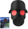 Anhängerkupplung Abdeckung, Abdeckung Anhängerkupplung mit Fun Gasmaske Helm, Staubdicht & Wasserdicht, Hänger Kupplung Kappe für Kugelkopfkupplungen(Rot)
