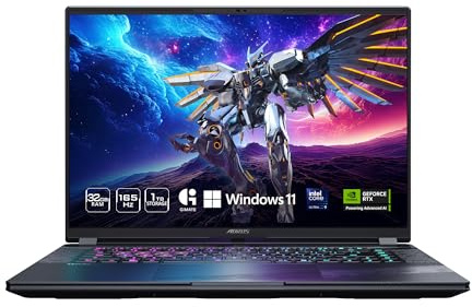 GIGABYTE - AORUS Elite 16 Gaming Laptop - 165Hz 2560x1600 WQXGA - NVIDIA GeForce RTX 5070 - Intel Core Ultra 9 275HX - 1TB SSD with 32GB DDR5 RAM - Windows 11 Home AD (AORUS Elite 16 BWHC3USC64SH)