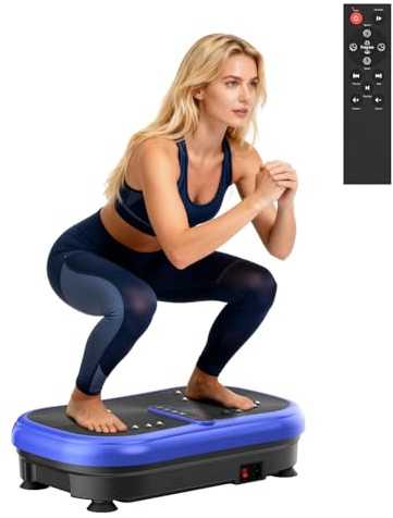 Pedana Vibrante Dimagrante 200W, 120 Livelli Telecomando Portata 120 kg