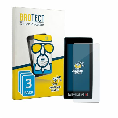 BROTECT Entspiegelungs Schutzglas für Dystopiaworld Bike Computer (3 Stück) Schutzfolie Matt [Extrem Kratzfest 9H, Anti-Reflex, Anti-Fingerprint]