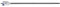Irwin 10502844 30 x 400mm 4X Blue-Groove Long Flat Bit