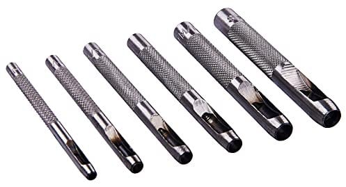 Amtech H1700 6 Piece hollow punch set