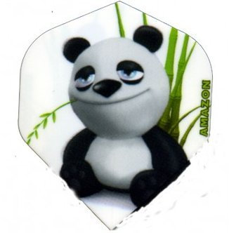 good-darts Amazon Strong 3D Comic Motive Dart Flights Panda
