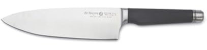 DE BUYER Coltello Chef, Lung Lama, 4281.21, Inossidabile, Nero e Acciaio, Lunghezza 21 cm