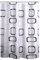 RIDDER Duschvorhang Textil, Stoff, Multicolor, 200 x 180 x 0,02 cm