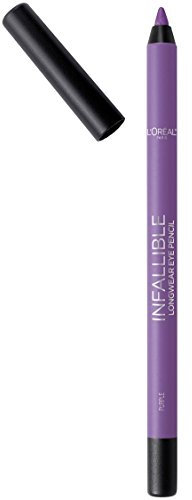 L'OREAL - Infallible, Pro-Last Lápiz delineador de ojos impermeable, morado - 0.04 onzas (0.04 onzas)