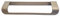 Junker 10 x Möbelgriff BA 160 mm Edelstahloptik Länge 179 mm Höhe 19 mm Breite 43 mm Türgriffe Schubladengriffe Schiebetüren Falttüren