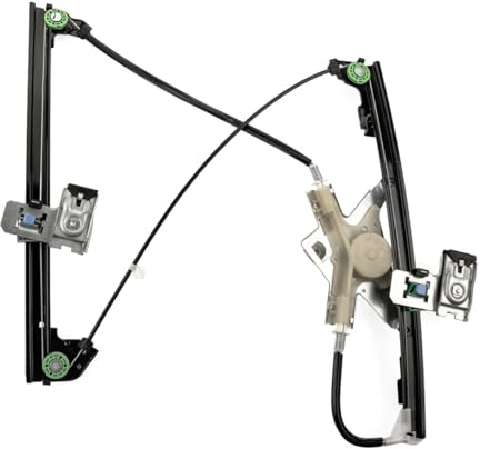 LST Elektrischer Fensterheber ohne Motor vorne rechts für 4/5 Türer | Kompatibel mit VW Polo 6KV Caddy 2 II Seat Ibiza Inca Cordoba 1993-2004, Fensterführung, Fensterhebermechanismus, Antrieb