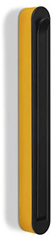 SOTECH Aufbau - Klapphaken HARZ schwarz/gelb 140 x 16 mm | Kleiderhaken Jackenhaken Garderobenhaken klappbar