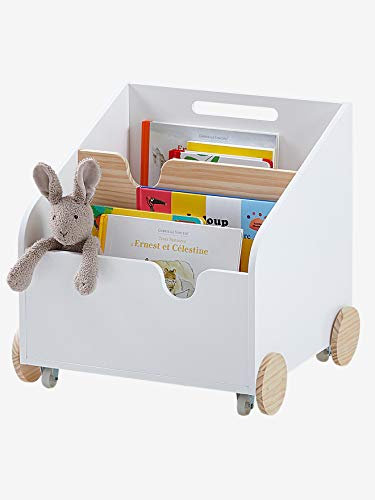VERTBAUDETKinderzimmer Bücherregal auf RollenweißONE Size
