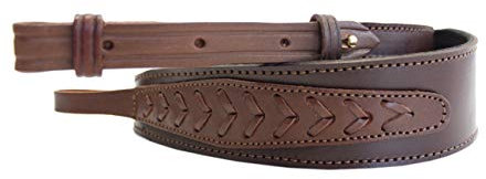 Verdone Gewehrgurt Gewehrriemen Waffengurt Rindsleder braun Gürtel