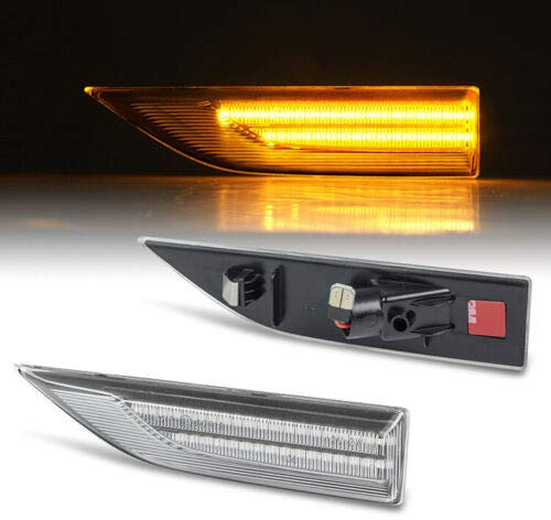 MR-Style LED Seitenblinker Klarglas [7432], 2 Blinker kompatibel mit Caddy IV Typ SAA SAB SAH SAJ