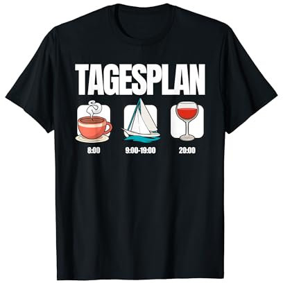 Tagesplan Segeln T-Shirt