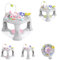 Cangaroo Hopser Mate, Spielcenter, Sitz um 360° drehbar, 4-fach höhenverstellbar, Farbe:rosa