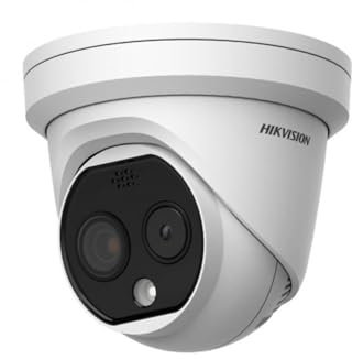 Hikvision DS-2TD1228-3/QA Thermal und optische Bi-Spektral IP Turret Kamera 3,6mm Brennweite