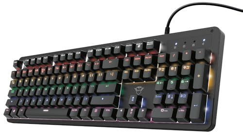 Trust GXT 863 Mazz USB-Tastatur, QWERTY, niederländisch, Schwarz