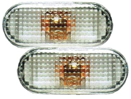 Autoteile Gocht Kotflügel Seitenblinker Set Vorne Links und Rechts Kompatibel mit VW Polo Van 6V 1995-2001
