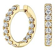 Einzelstück Ohrringe Dailies Hoops 925 Sterling Silber (Dailies Ohrringe Gold)