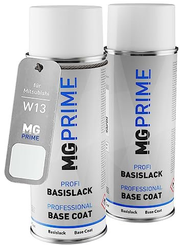MG PRIME Car paint Spray cans for Mitsubishi W13 Diamond White Pearl/Pearl White Primer base coat spray can 400ml