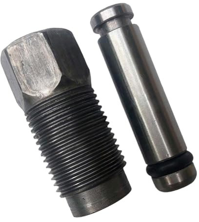 Okiyakusama 2T Universal Auto Hydraulische Horizontale Jack Ölpumpe Horizontale Jacks Teile Kleine Zylinder Kolben Gewinde Zubehör, 18 mm Satz A